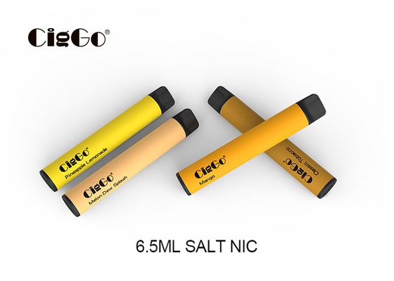 950mAh 2000 Hit Puff Bar 6.5ml Volume CigGo Plus X Puff Max Vaporizer
